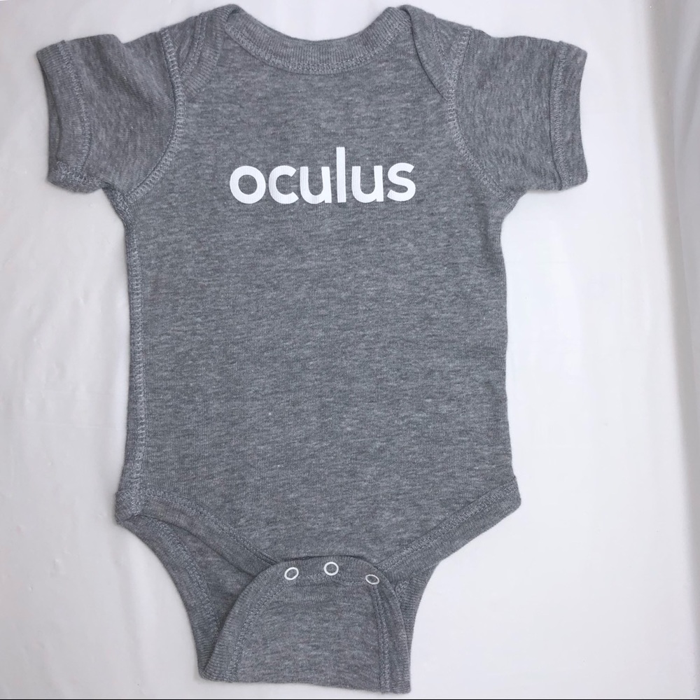 OCULUS Baby Unisex One Piece Logo Bodysuit NEWBORN